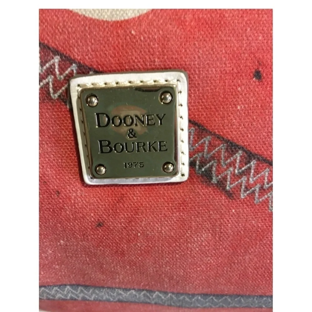 Dooney bourke vintage Vibrant Hobo Bag with Bold Letter Design